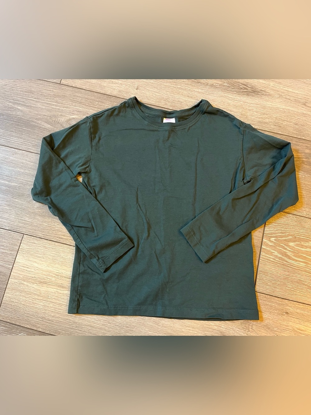 Hanna Andersson Boys Evergreen 100% Pima Cotton Long Sleeve Basic Tee Size 10